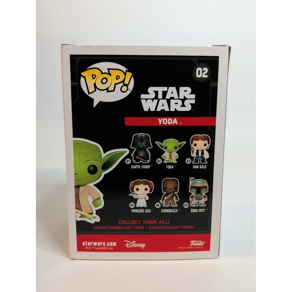 Funko Pop! Star Wars Yoda #02 Vinyl Bobble-Head Figure‎ w/ Box